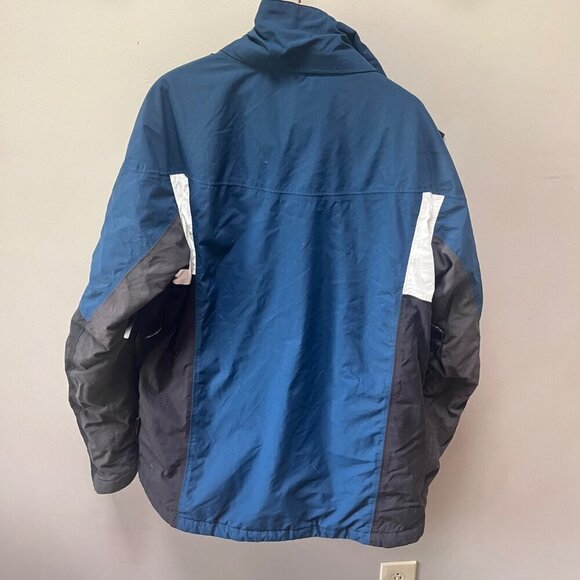 Helly Hansen Men's Waterproof Jacket L/G Helly Tech Performance Blue/White - Picture 8 of 8